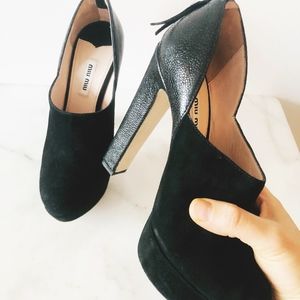 Miu Miu Black Booties